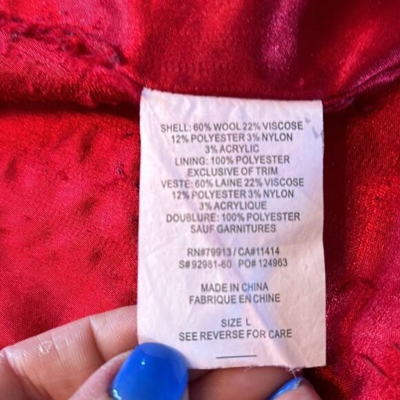 Motherhood Maternity Women's 22% Wool Toggle Coat size Large - Picture 6 of 7